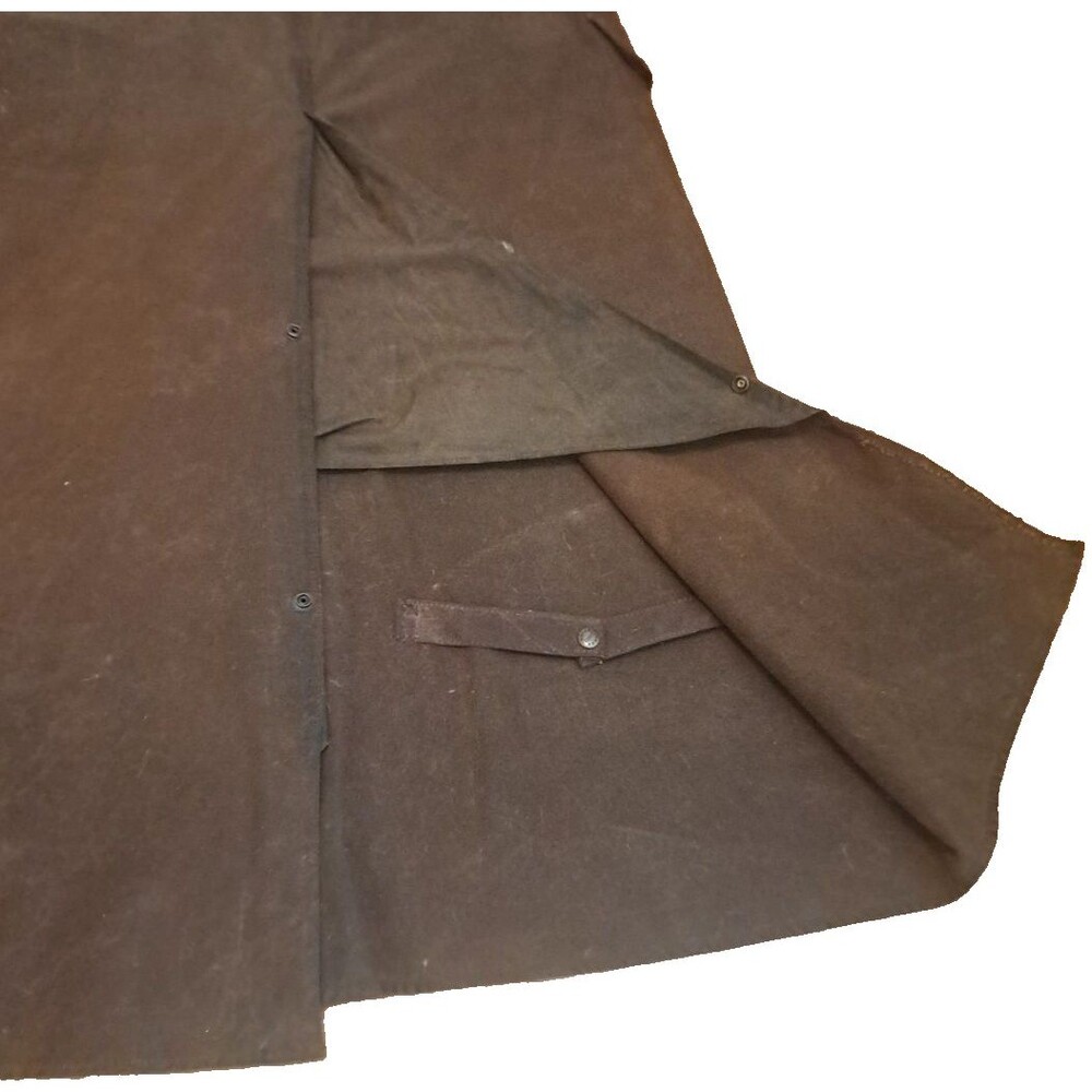 Vintage Womens Driza Bone Riding Coat Equestrian Waterproof Brown Australia 4 - Picture 7 of 11